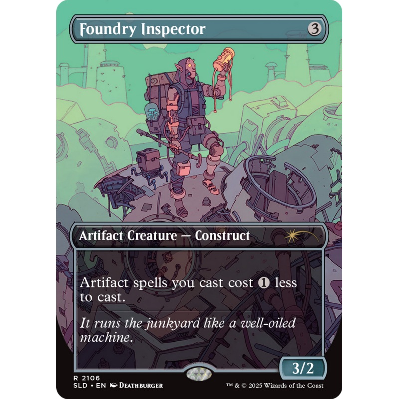 Foundry Inspector (Galaxy Foil) [Secret Lair Drop Series]