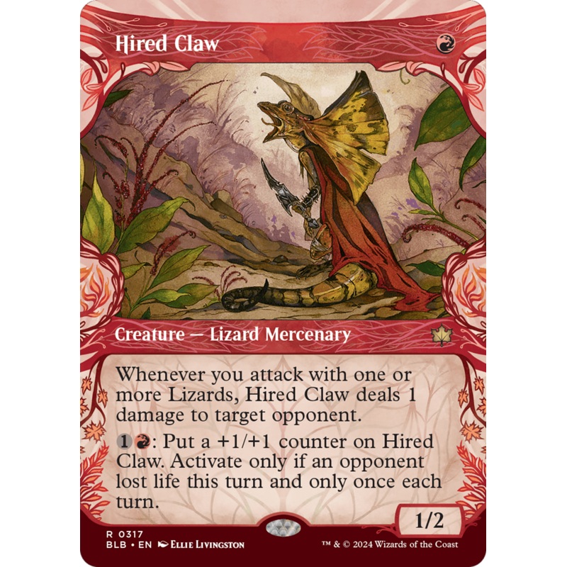 Hired Claw (Showcase) [Bloomburrow]
