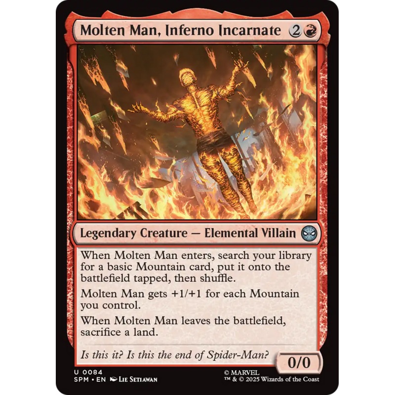 Molten Man, Inferno Incarnate [Marvel’s Spider-Man]