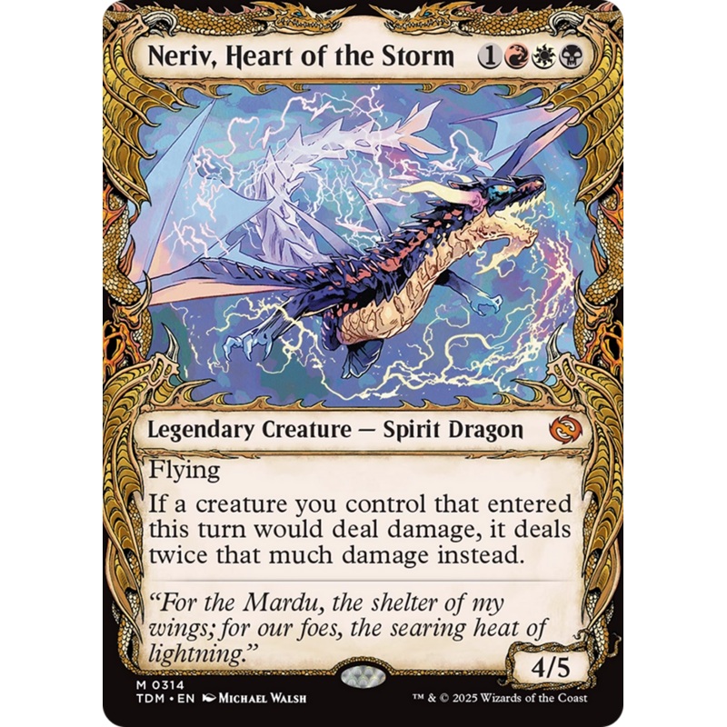 Neriv, Heart of the Storm (Showcase) [Tarkir: Dragonstorm]