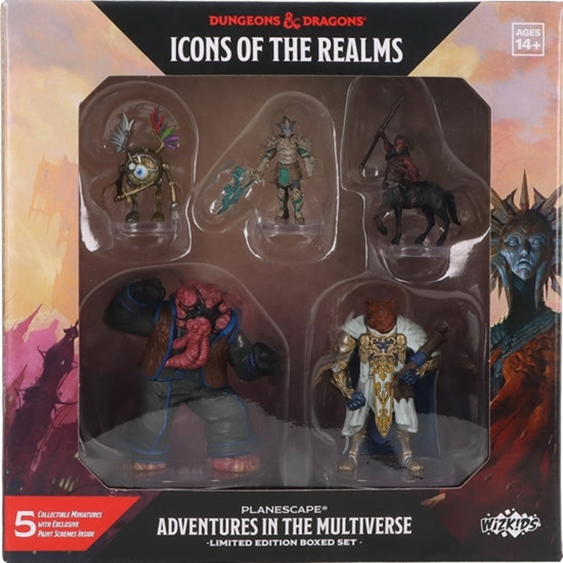 D&D Icons of the Realms Planescape Adventures In The Multiverse Adventurers (Limited Edition Box Set 2)
