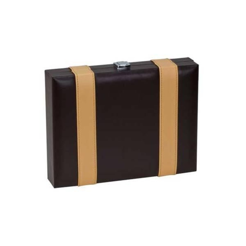 Backgammon 15″ Brown/Tan Set