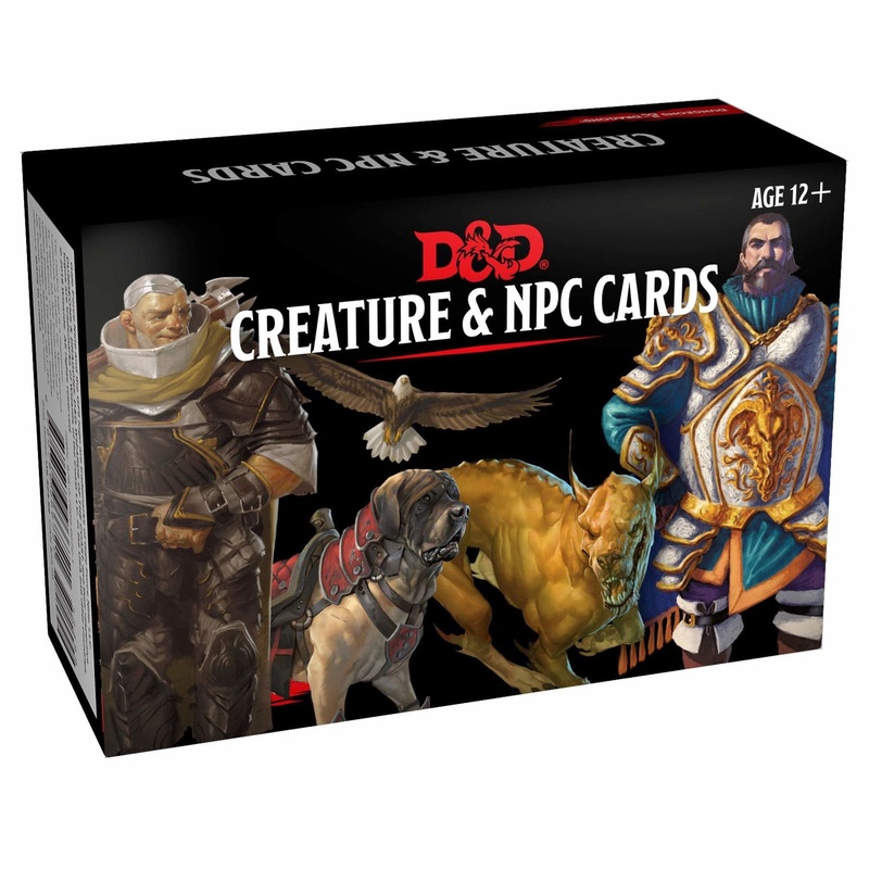 D&D RPG: Monster Cards- Creature & NPC Cards