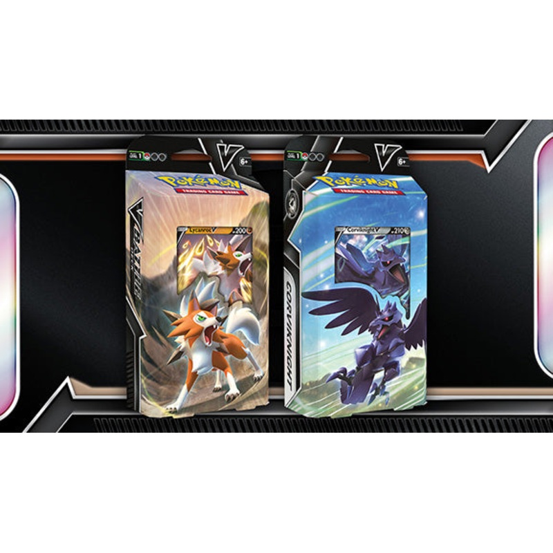 Pokemon TCG Lycanroc V / Corviknight V Battle Deck