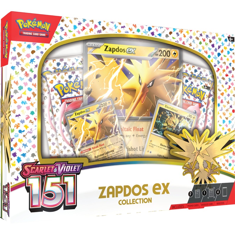 Pokemon TCG Scarlet & Violet 151 Zapdos ex Collection