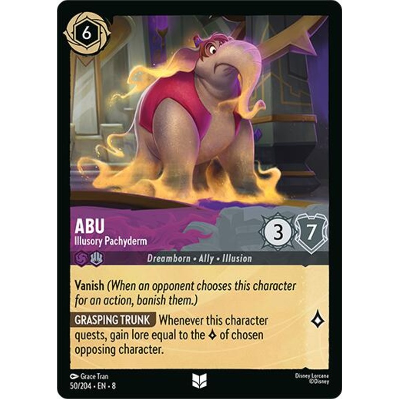 Abu – Illusory Pachyderm (50/204) [Reign of Jafar]