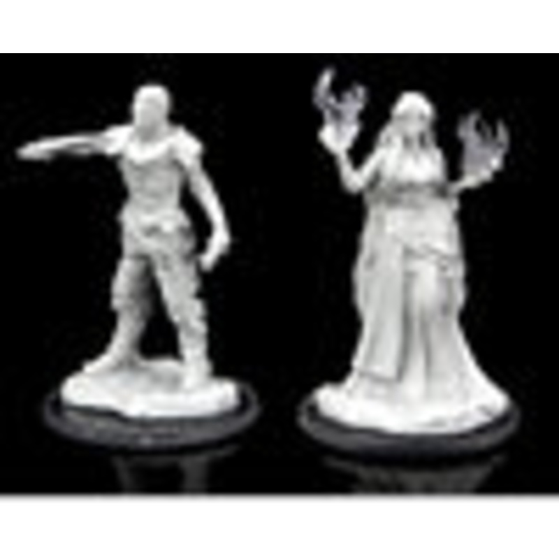 Critical Role Unpainted Miniatures: W02 Turst Militia Swordsman & Lyrengorn Holy Priest