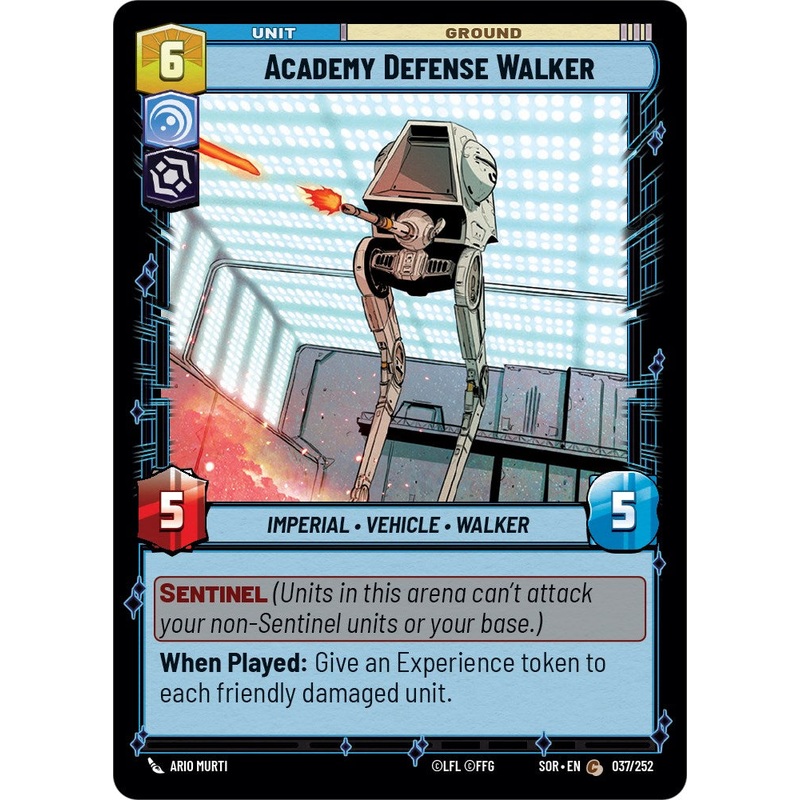 Academy Defense Walker (037/252) [Spark of Rebellion]