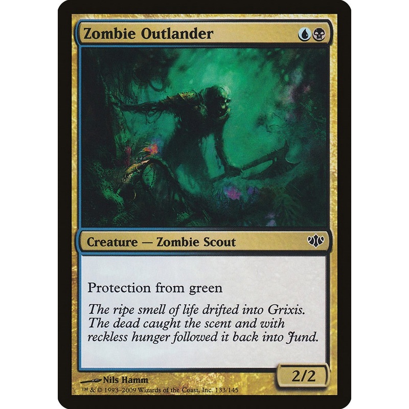 Zombie Outlander [CON – 133] Moderately Played English Normal